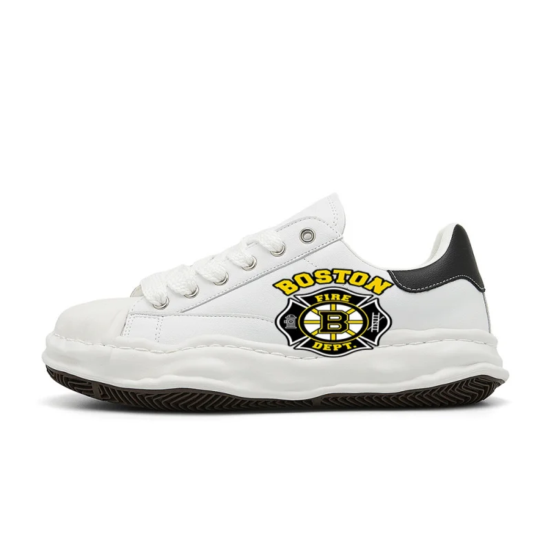 

Кроссовки Bos-ton Fire - в стиле Bru-ins, ретро-модель для уличной моды, выполненные в ретро-стиле, стильные, удобные и универсальные, подходят для любого случая.