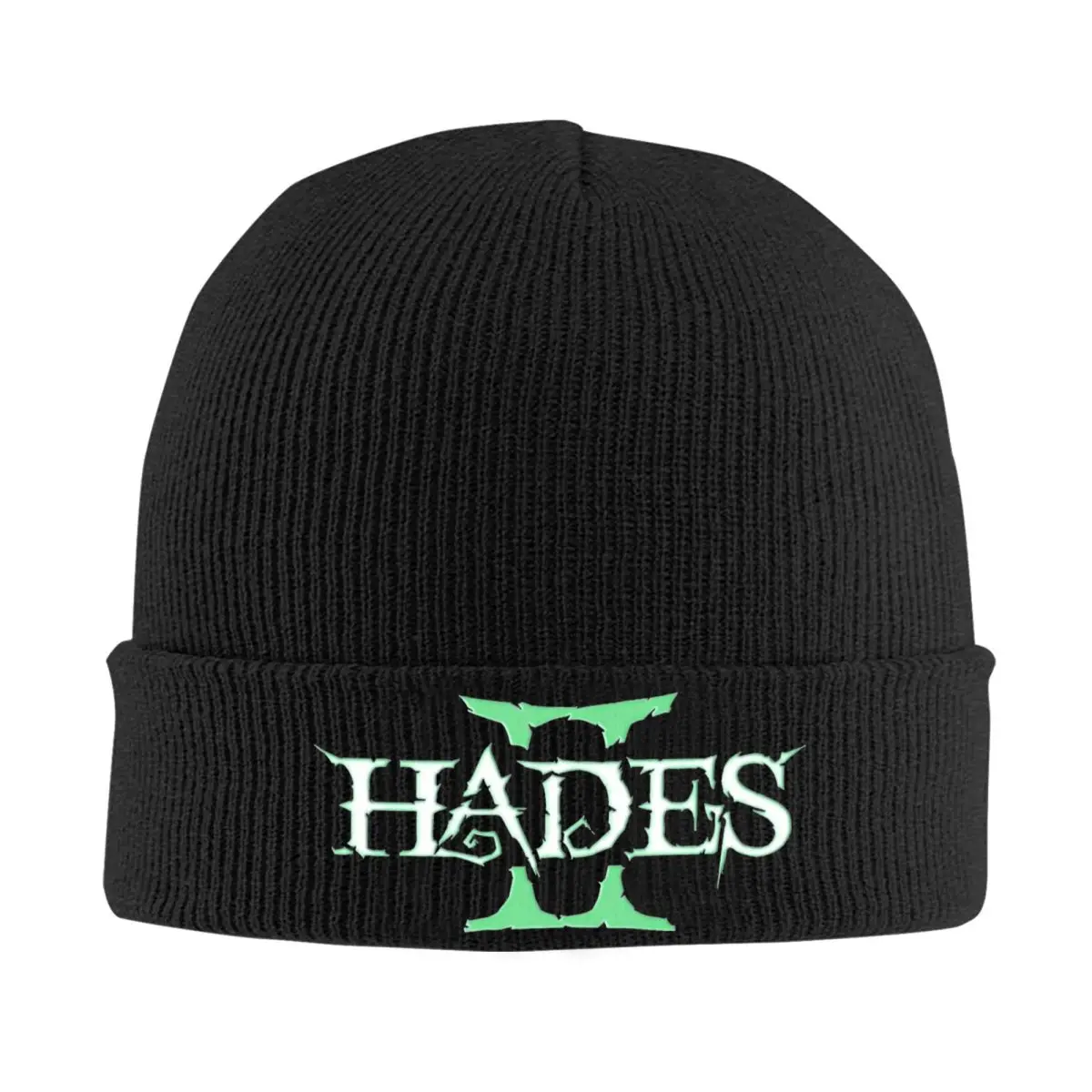 Hades 2 Death To Chronos Knitted Caps Women's Men's Beanies Autumn Winter Hats Acrylic Funny Games Crochet Caps