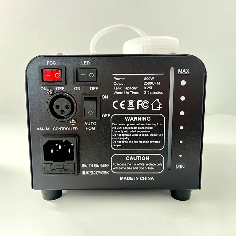 Новая 18 светодиодов с беспроводным управлением, машина для тумана, 500 Вт, DJ Party, сценический эффект, низкодымная машина для рождественской вечеринки, Хэллоуина