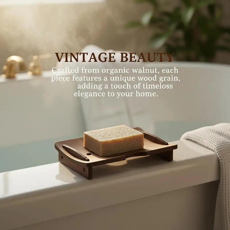 Natural Wooden Soap Box Mildew-proof Self-draining Soap Holder Creative Fashion Portable Soap Dish for Dorm Travel Kitchen