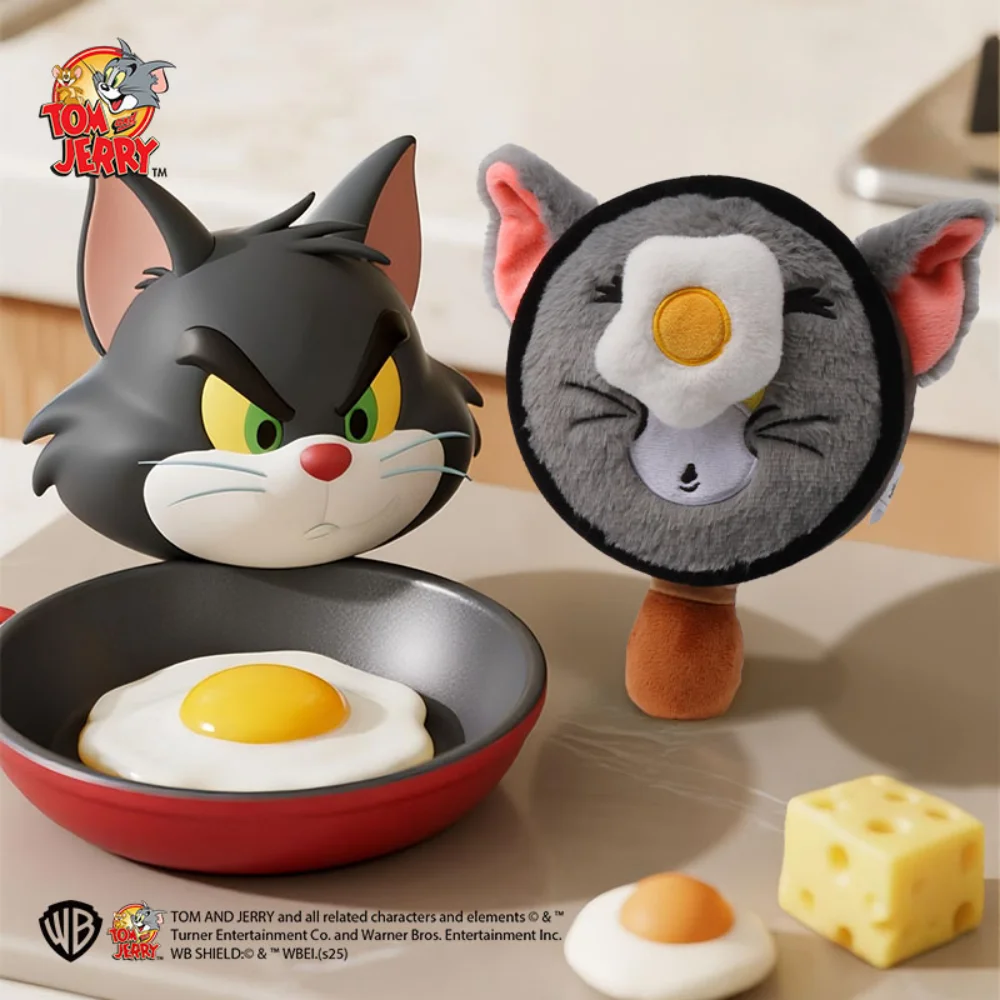 Echte Tom und Jerry Plüsch Fun Pan Serie Plüschtiere Cartoon Aufbewahrungstasche Studenten Schultasche Hängende Verzierung Geburtstagsgeschenke