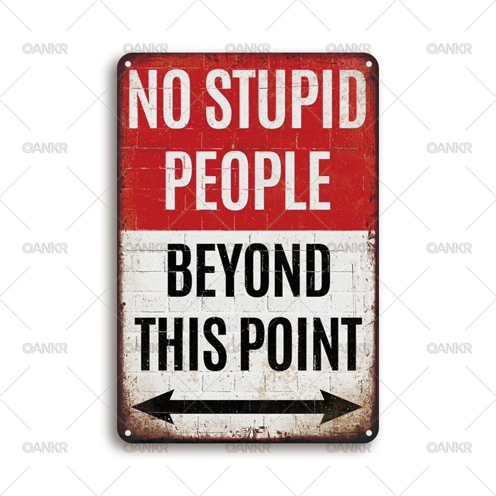 Sarcastic Funny Metal Tin Signs Warning No Soliciting Zombie Shelter Retro Wall Decor for Garage Garden Bar Man Cave Gift Plaque