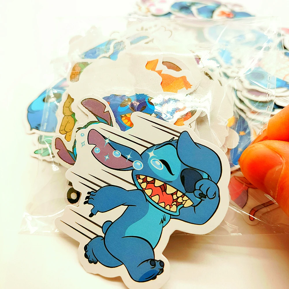 150 Sheets/box Stitch Crying Sadly Blue Cat Stickers for DIY Balloon Decoration Scrapbooking  Planners, Suitcase, Diary,