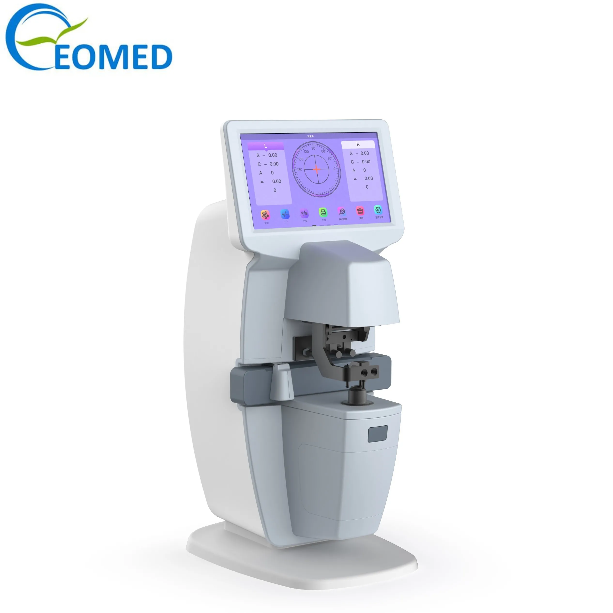 

Ophthalmic Equipment Lensmeter Auto Focimeter With Multiple languages And UV PD Printing Digital Lensometer AL-610