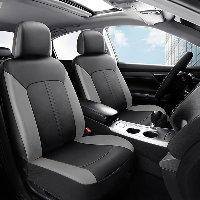 

1Pc PU Leather Car Front Seat Cover Wear Resistant Anti Slip Breathable Universal Car Seat Protector Cushion New Car Accessories
