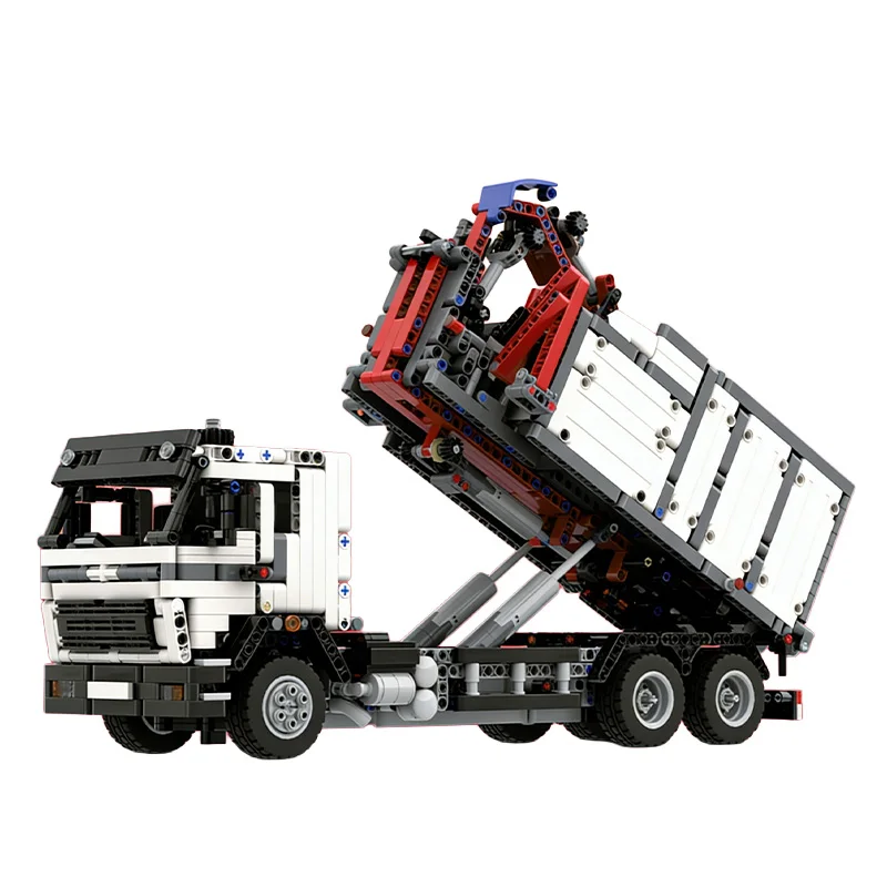 2229 Pezzi Set di Costruzioni Modulari Personalizzabili con Gru e Container, Modello Tecnologico DIY, Regalo di Natale