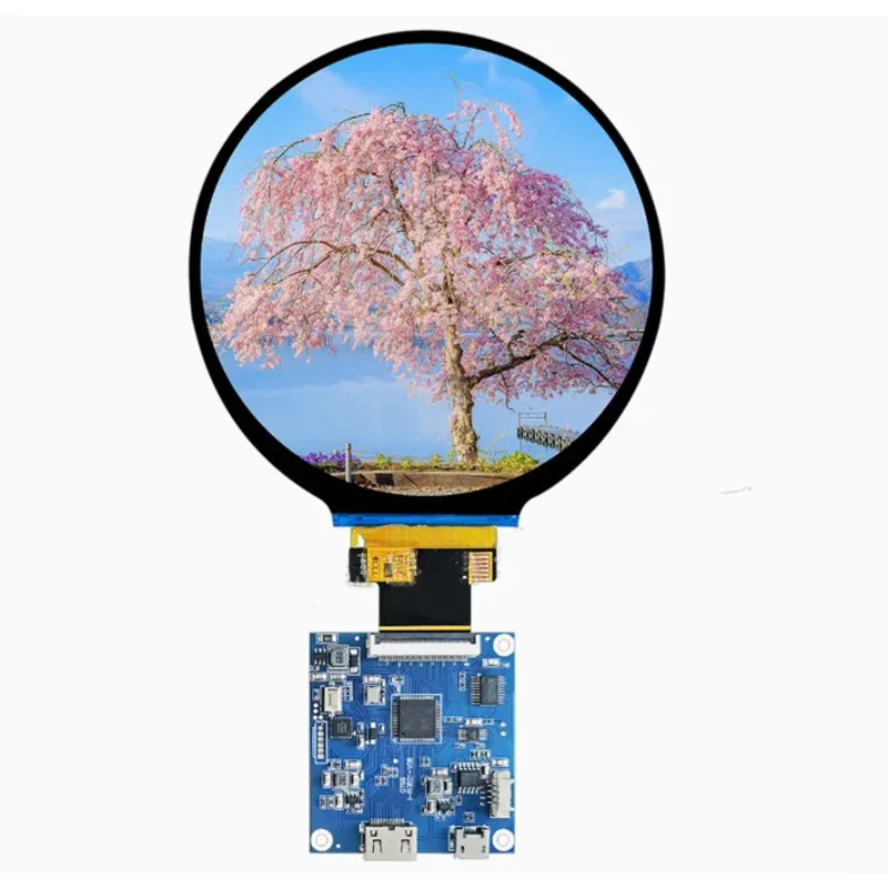 IPS 4.0 polegadas 40PIN TFT LCD Tela Redonda Capacitiva NV3052C Drive IC 720*720 Interface RGB