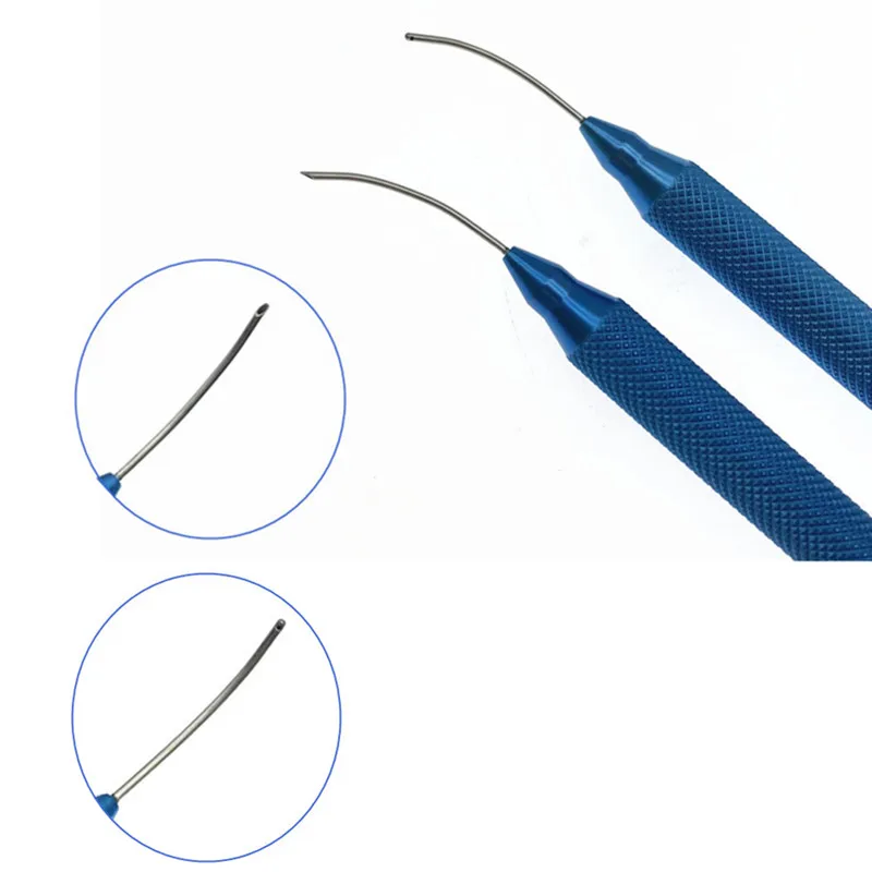 Manipolo per irrigazione e aspirazione Strumento chirurgico oftalmico per occhi 23G