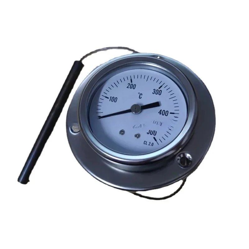 

pizza oven 0 to 500 degrees thermometer All-steel shell round thermometer high temperature oven