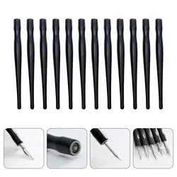 12pcs Practical Comic The Gift Professional Water Dip Drawing Penholder For Cartoon Manga Pen Tip Pen Set Anime