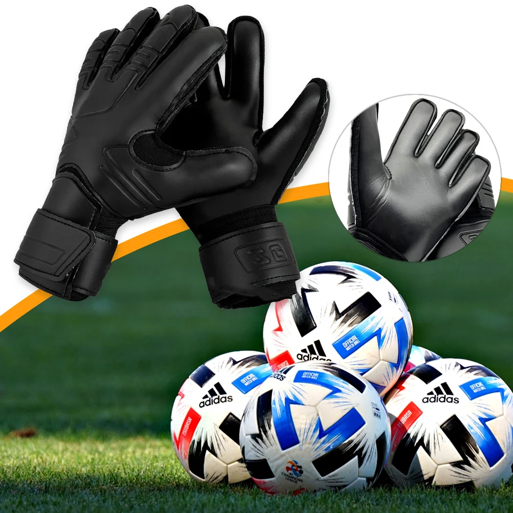 Guantes de portero para guardar los dedos, protección de látex de alta calidad para fútbol, guantes de portero con agarre fuerte para niños y adultos