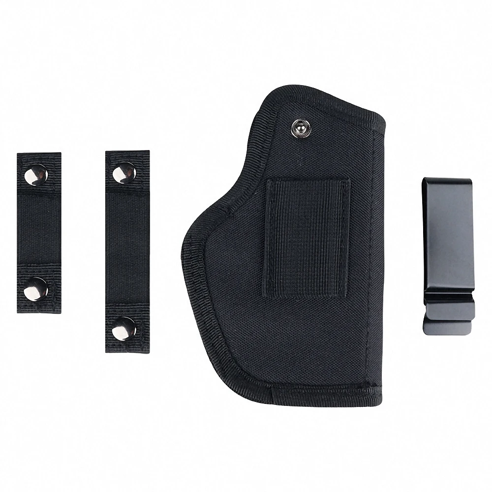 Sarung pistol taktis Universal, Sarung pistol klip logam, tas senjata Airsoft Holster Universal untuk semua ukuran pistol