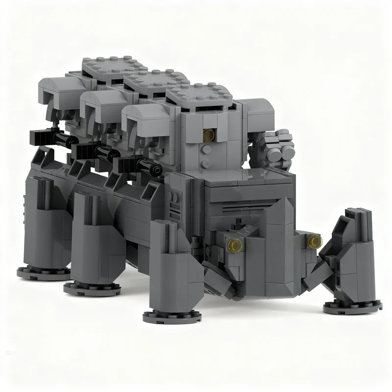 548pcs MOC Nashorn-Transporter Rhino Transporter Freestyle Model Building Blocks Construction Art Brick DIY Idea Collection