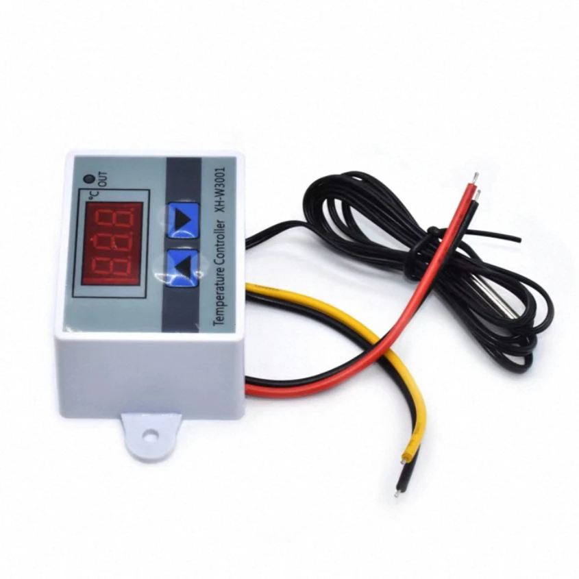 12V 24V 110V 220V W3001 Digital LED Temperature Controller 10A Thermostat Control Switch Probe XH-W3001