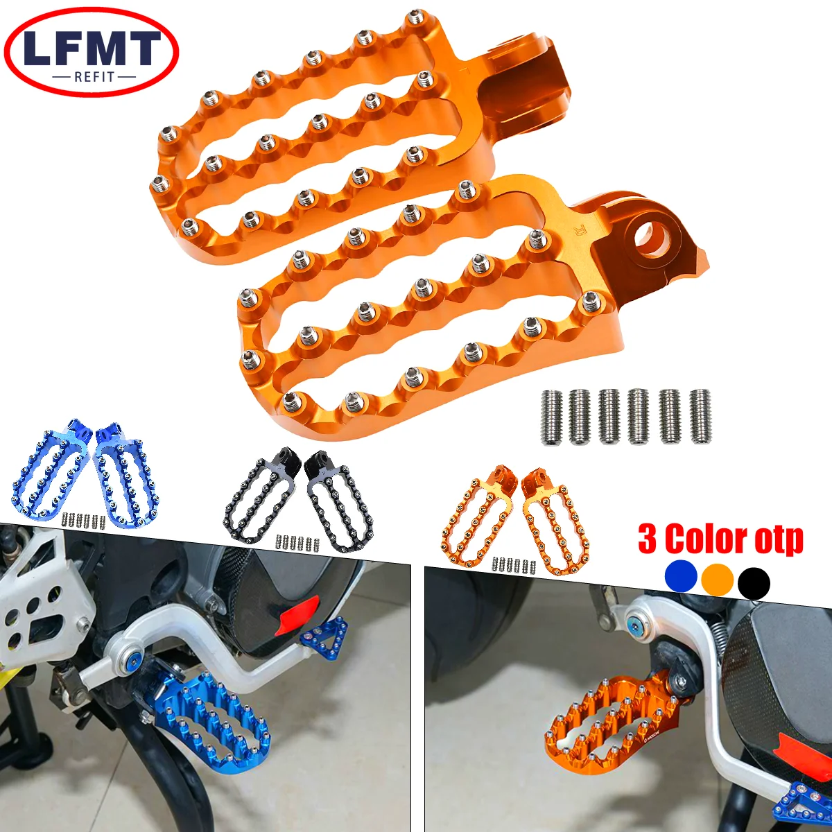 Motorrad CNC-geschmiedete Fußrasten für KTM SX EXC EXCF XC XCF XCW XCFW FREERIDE 690 Enduro/R SMC/R Supermoto Adventure