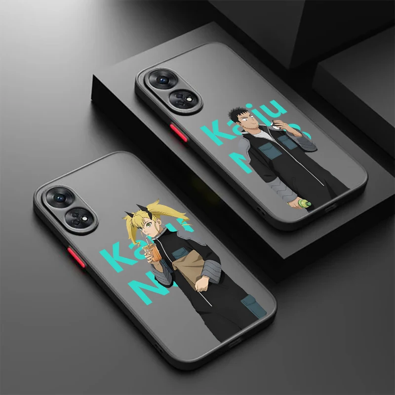 Anime Kaiju No. 8 For OPPO Reno 8T 8 7 6 5 Z F SE Pro Plus Lite TPU Shockproof Frosted Translucent Phone Case