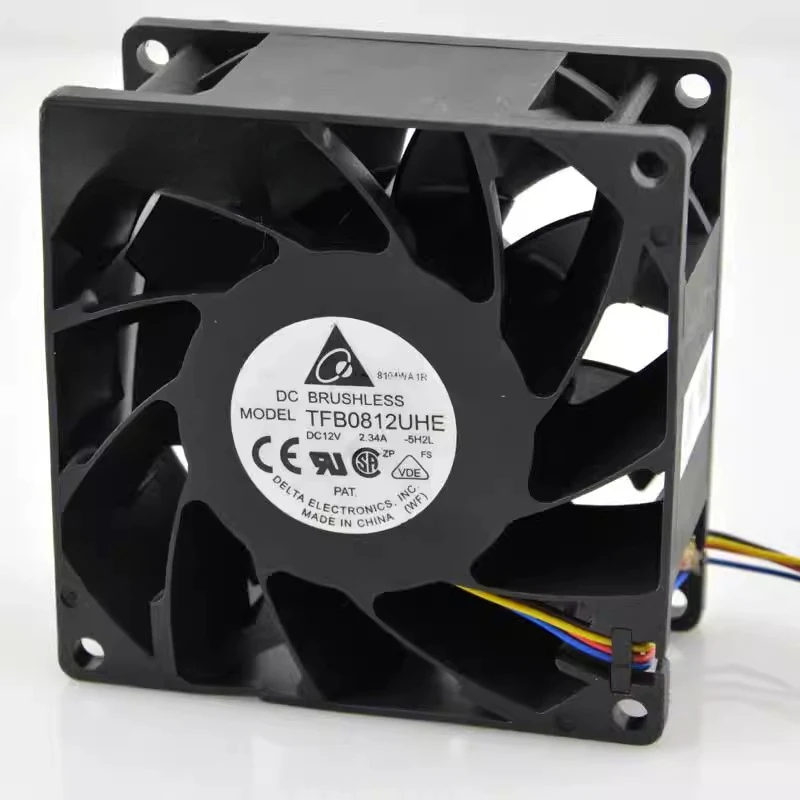 

Новый оригинальный вентилятор охлаждения сервера 8038 12V 2.34A с ШИМ-управлением температурой, модель TFB0812UHE