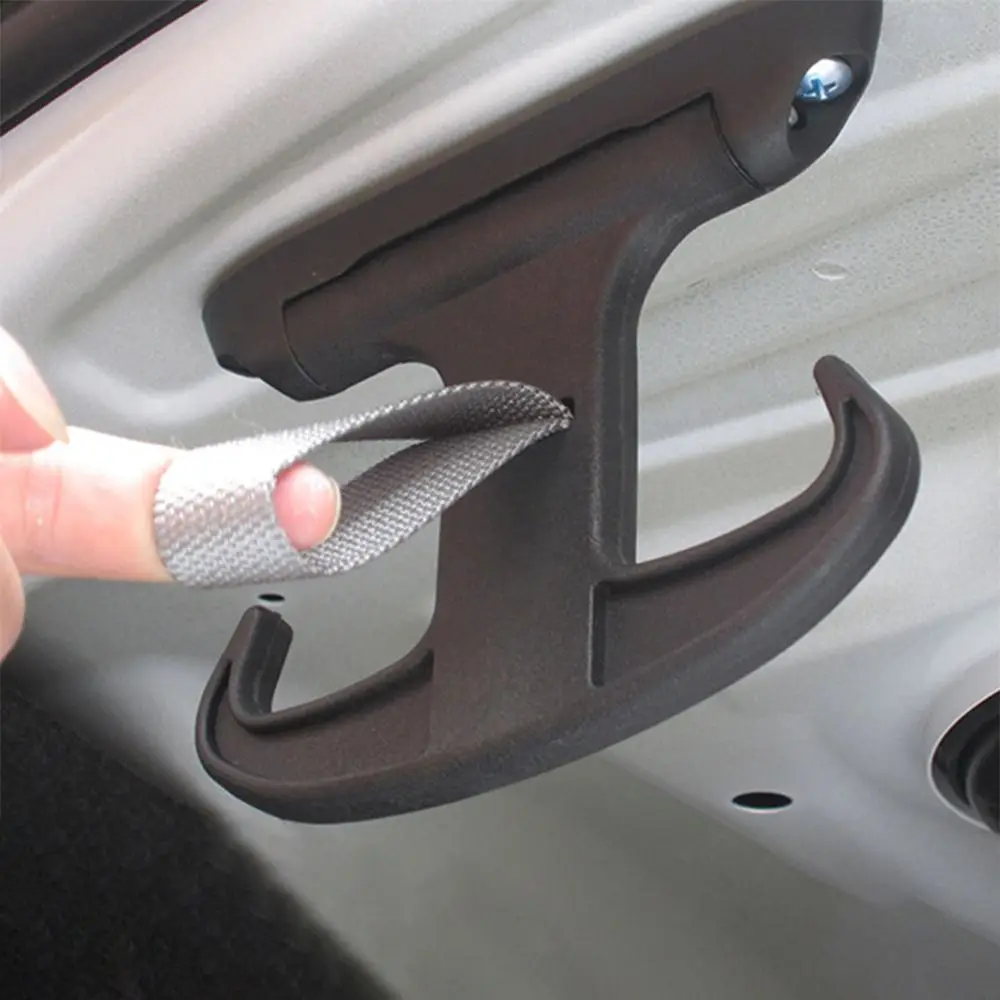 

Black Plastic Bag Organizer Hook Holder Hanger Cargo Trunk Car For Audi/Passat/Jetta
