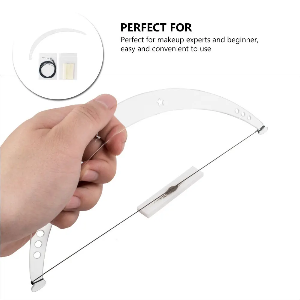 1Set Horizontal Ruler Flexible Eyebrow Measuring Tool Accurate Positioning Beauty Auxiliary for Makeup Beginners Microblading