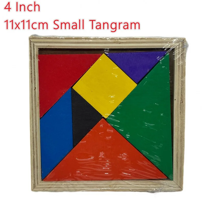 COD Best toys 7inch  18x18cm Wooden Tangram Puzzle - Educational toys Thicker Ready stock in Manila, fast shipping