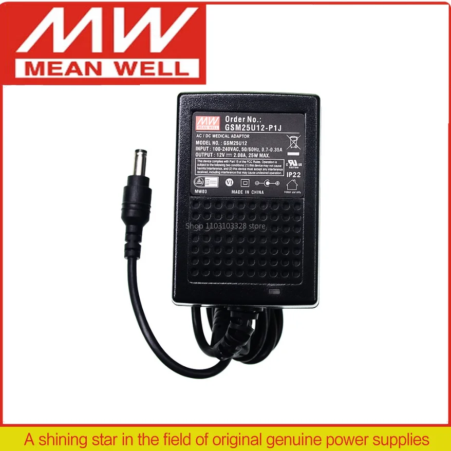 

Адаптер питания meanwell GSM25U GSM25U05-P1J GSM25U07-P1J GSM25U09-P1J GSM25U12-P1J GSM25U15-P1J GSM25U18-P1J GSM25U24-P1J 25 Вт