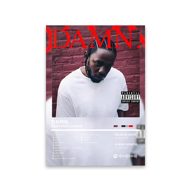 NONE Rapper Album Cover Retro Poster Musik Leinwand Wand Kunstdruck Wandbild Home Decor Musik Liebhaber Geschenk 4