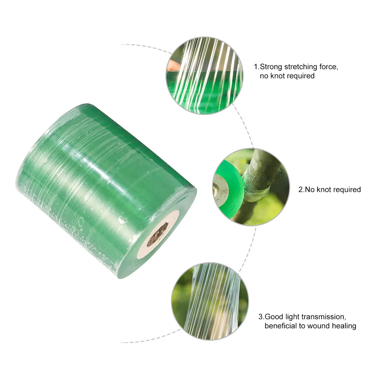 

4 Rolls 3Cm Self Adhesive Grafting Film Waterproof Dustproof Stretchable For Citrus Pecan Walnut Fruit Trees Garden Tool Plant