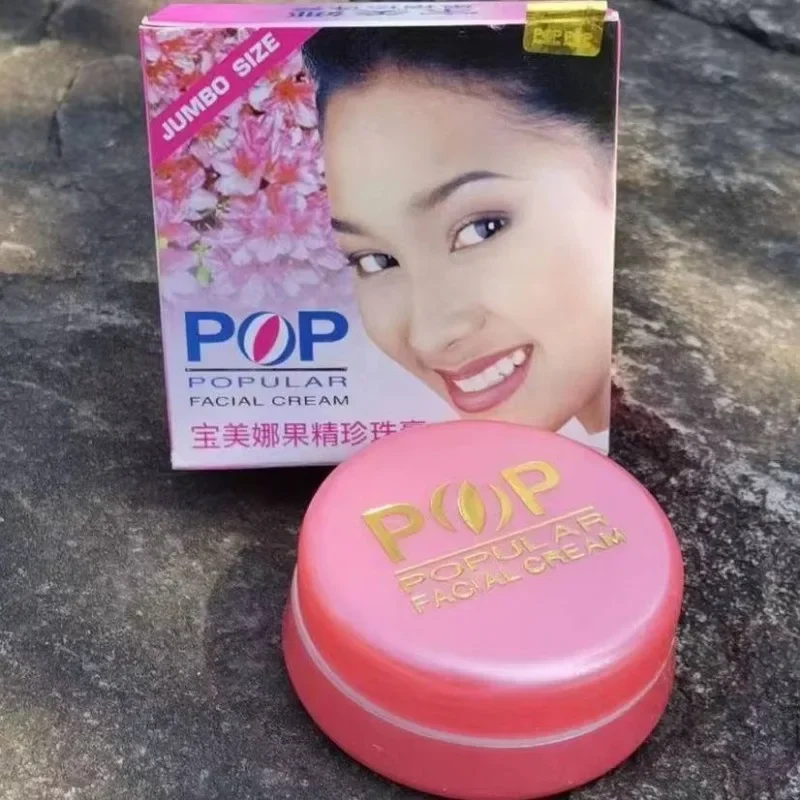 POP Pearl Cream Whitens, Fades Melanin, Improves and Brightens Skin Color, Concealer Lady Cream Face Care 20g