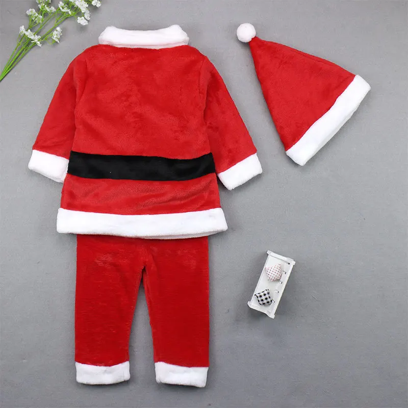 Foreign trade children's clothing Christmas children's clothing for boys and girls baby party performance costumes Santa Claus t