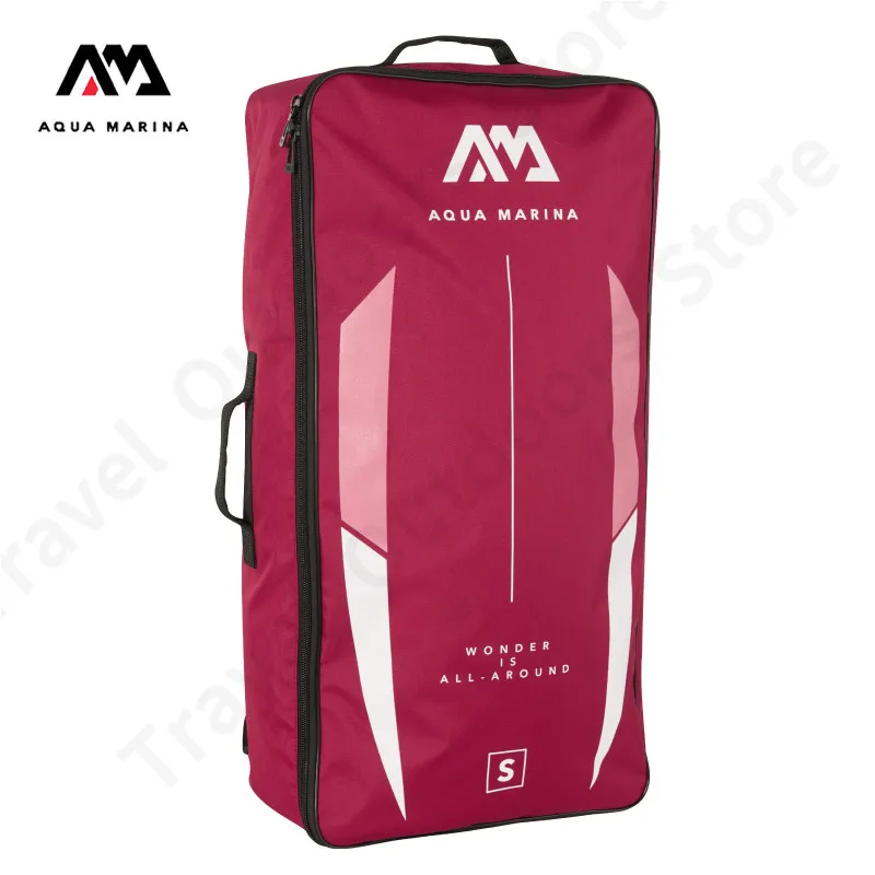 

AQUA MARINA Aquatic Sports Backpack 90L Large Capacity Pulley Backpack Save Effort Suitcase Kayak Paddle Storage Bag 97x46x30cm