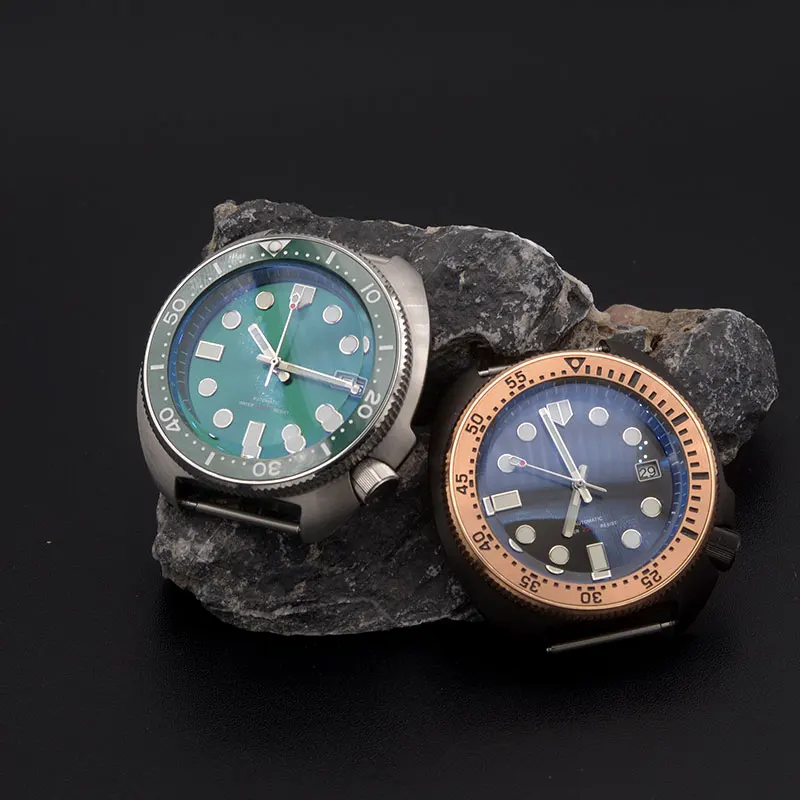 Mod SKX 6105 6309 Style Automatic Dive Watch NH35 NH36 Movement Sea Turtle Abalone Style Automatic Mechanical Watch Head