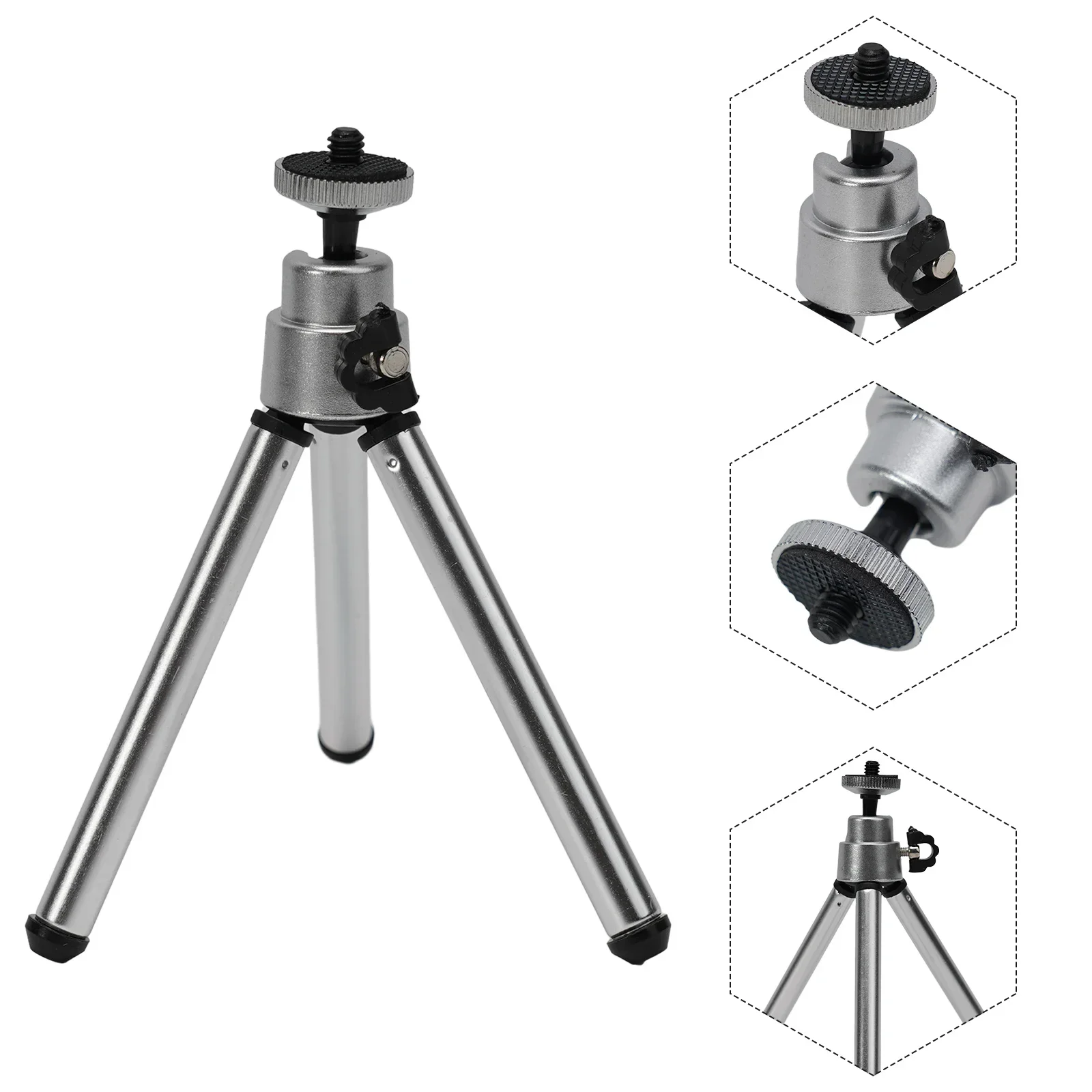 Phone Portable Mini Tripod Stand Flexible Durable Mini Tripod Metal Stand For Projector Camera And Mobile Phone Gimbal