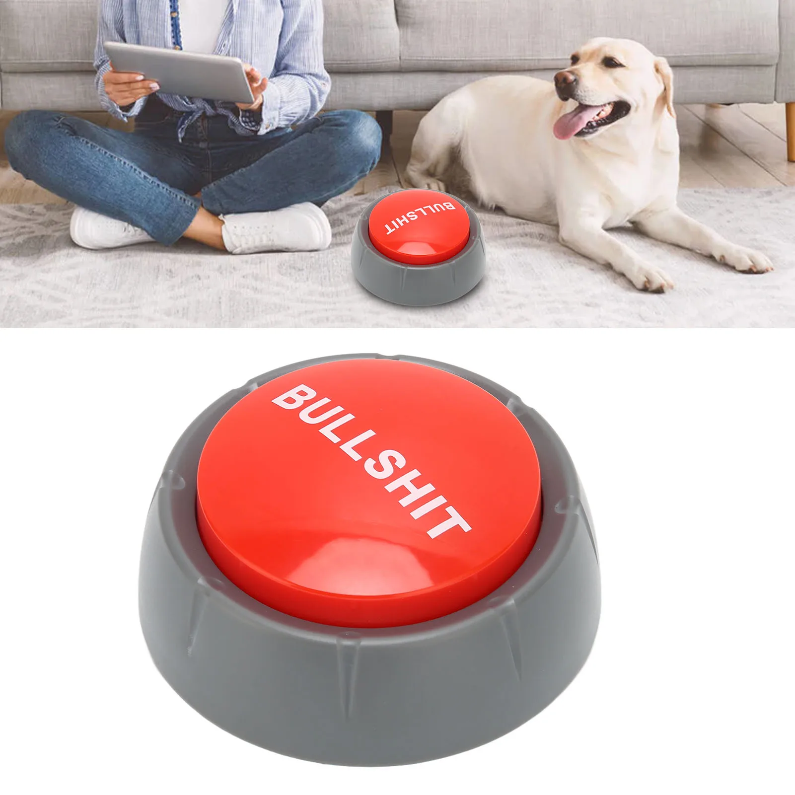 Nonsense Button Press Type Pet Training Buzzer Mischief Gifts  for Study  Home Sound Button Buzzer Talking Button