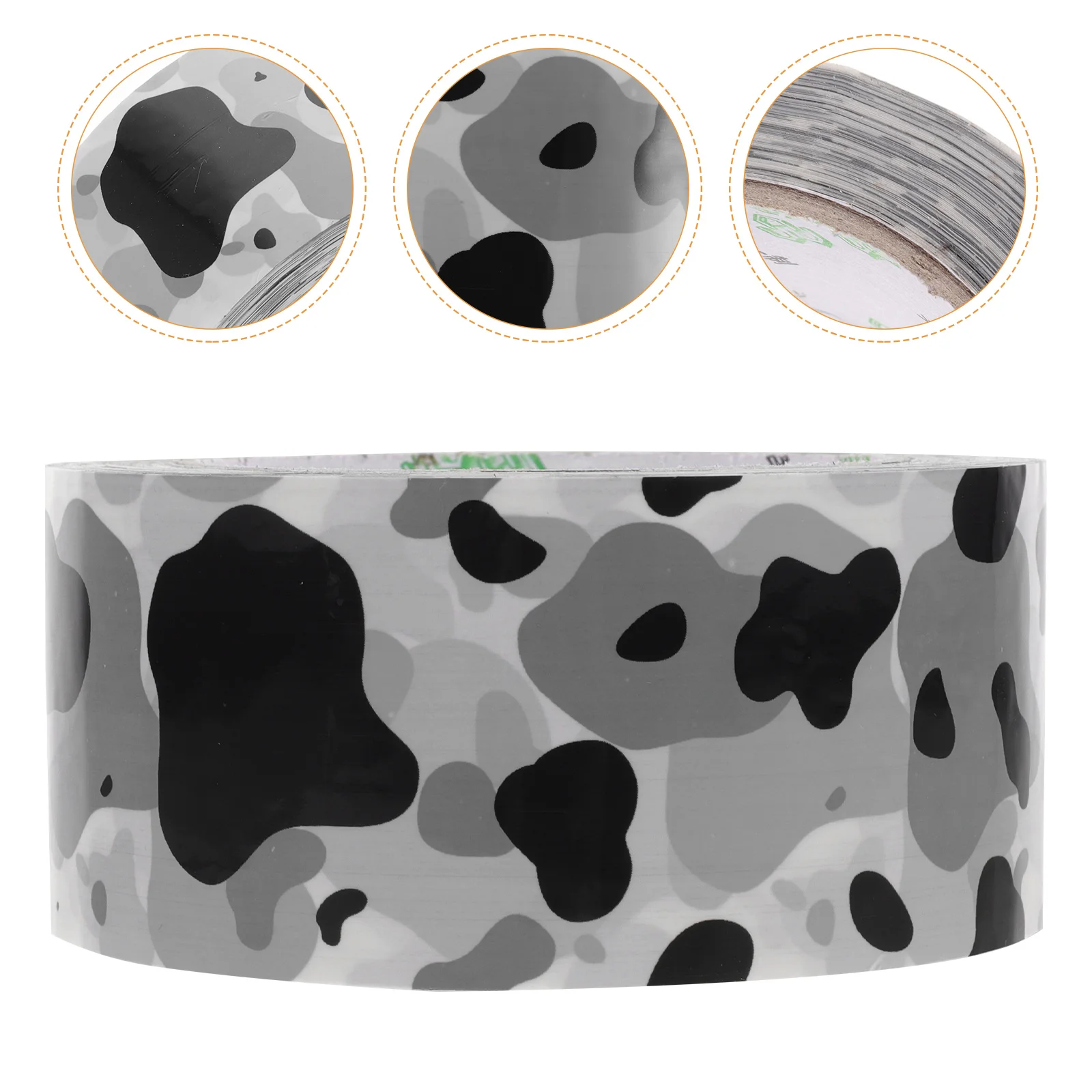 

Plumbing Tape White Milk Pattern Poster Packaging Refill Packing Roll Package Multi-function Carton for Boxes Office