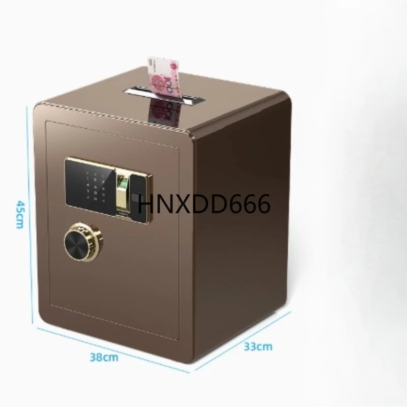 

Moneybox children's Piggy bank luxury gold storage box money security Treasure Fingerprint password saving Safe deposit box