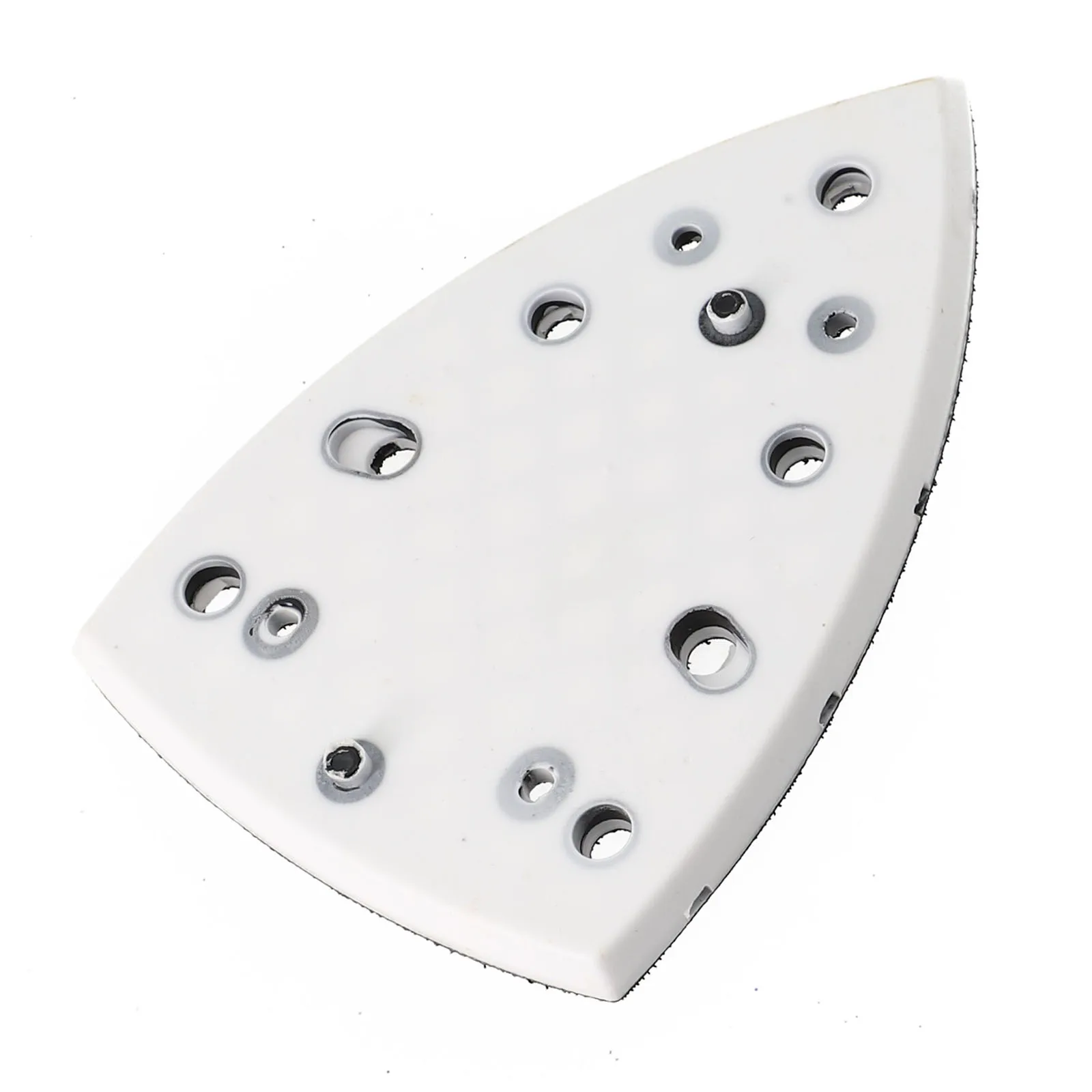 For DTS 400 REQ Sanding Pad 148x98mm Triangular 7 Holes PU Foam Nylon Backup Plate For Sander Replacement Polishing Disc