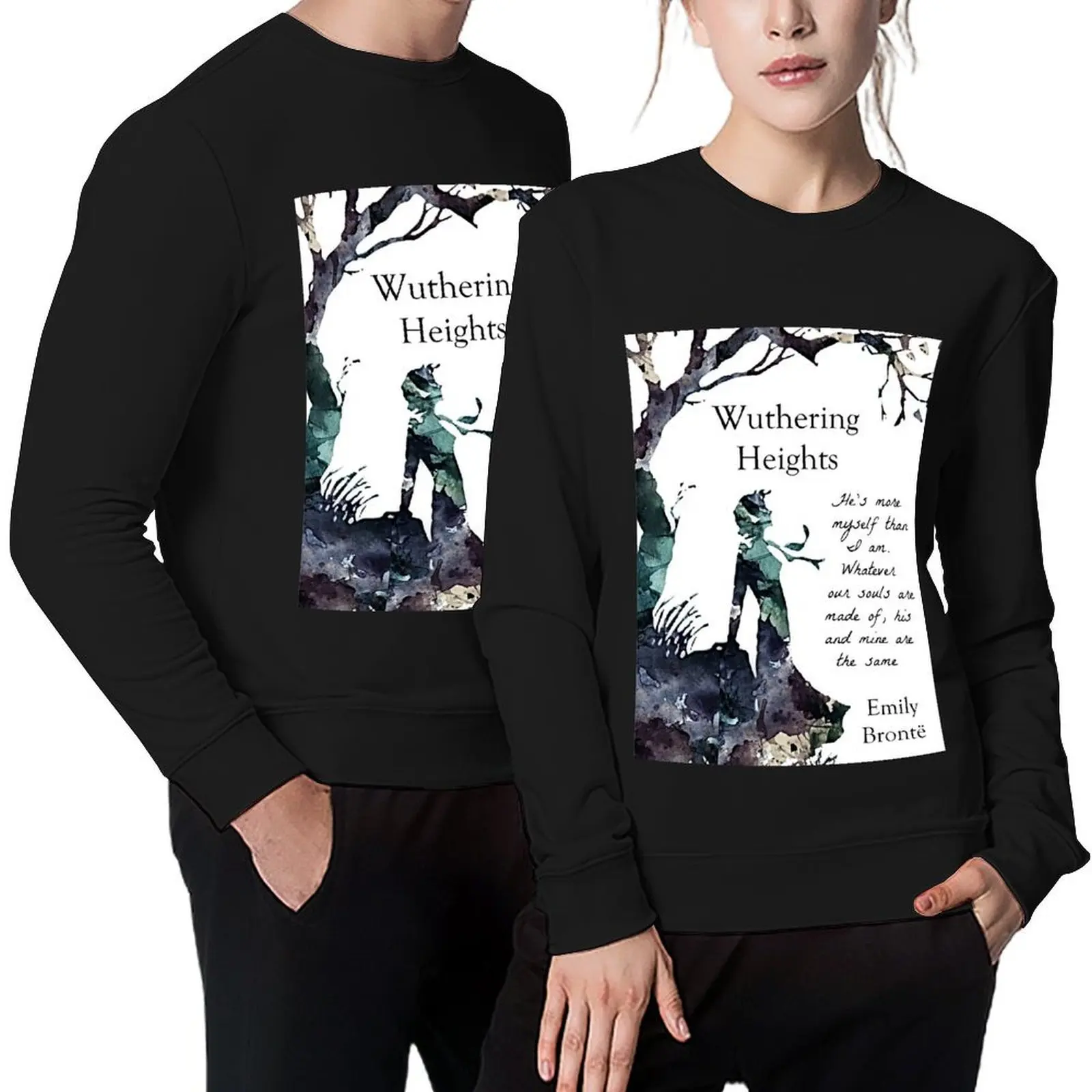 

Wuthering Heights, Emily Bronte Pullover men wear men clothing tracksuits anime clothes sports sweatshirt man
