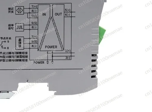 TS-F Frequency/Pulse to Analog Module | Converts Hz/Square Wave to 4-20mA, Ideal for NPN Proximity Switch Speed Measurement