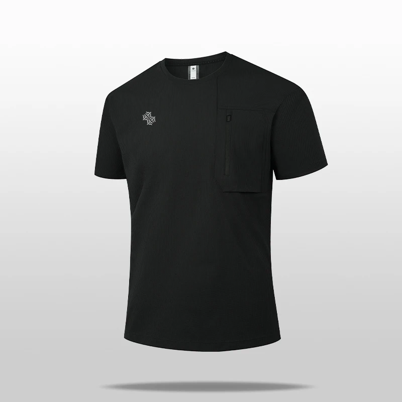 SBWL High-quality breathable quick-drying T-shirt outdoor leisure sports summer suitable men with short sleeves running Tops