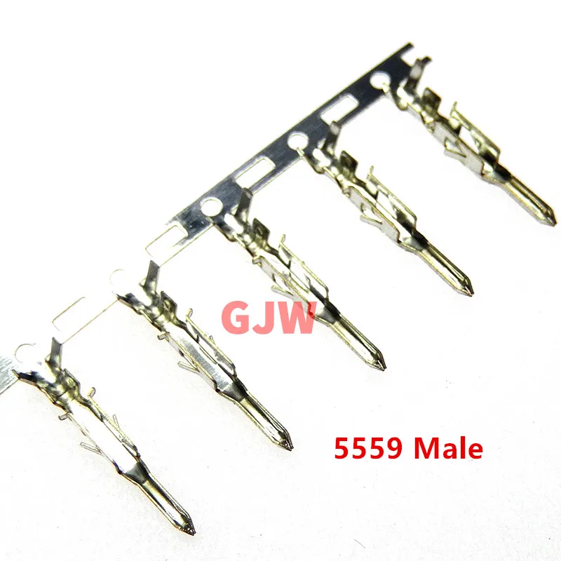 100pcs/s 4.2mm 5557 & 5559 Series Male & Female Terminal Pins for PC ATX/PCI-E/EPS Power Supply Cable Cold pressed terminal HOT