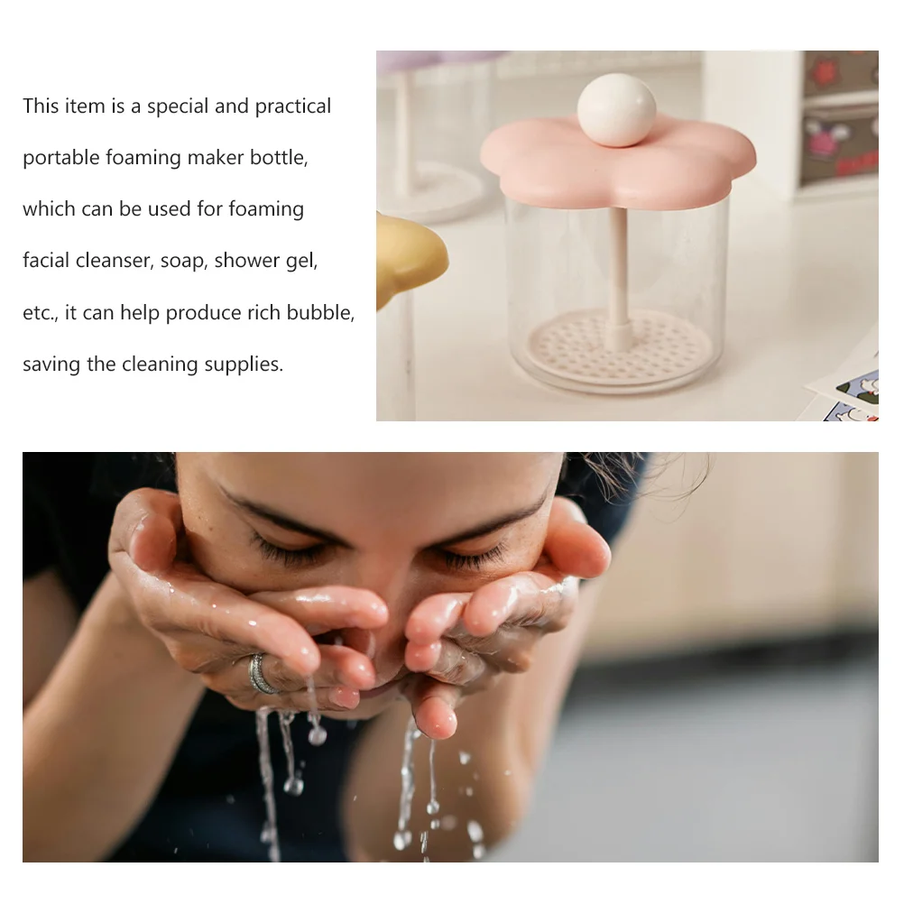 Przenośny spieniacz do mycia twarzy, pianownica do szamponu, żelu pod prysznic, mydła do rąk, detergentu do naczyń, ręczny spieniacz.