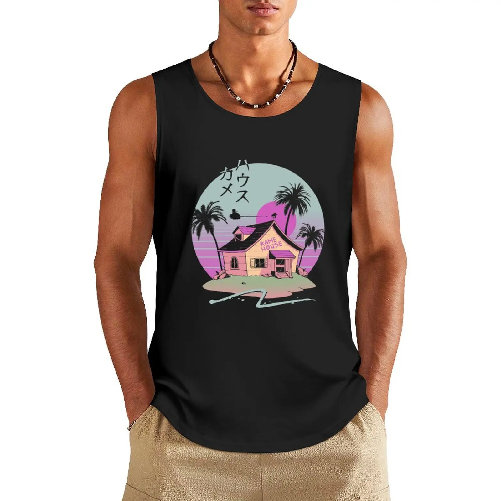 

Kamewave Chill Tank Top anime Men's summer vest summer clothes men 2024