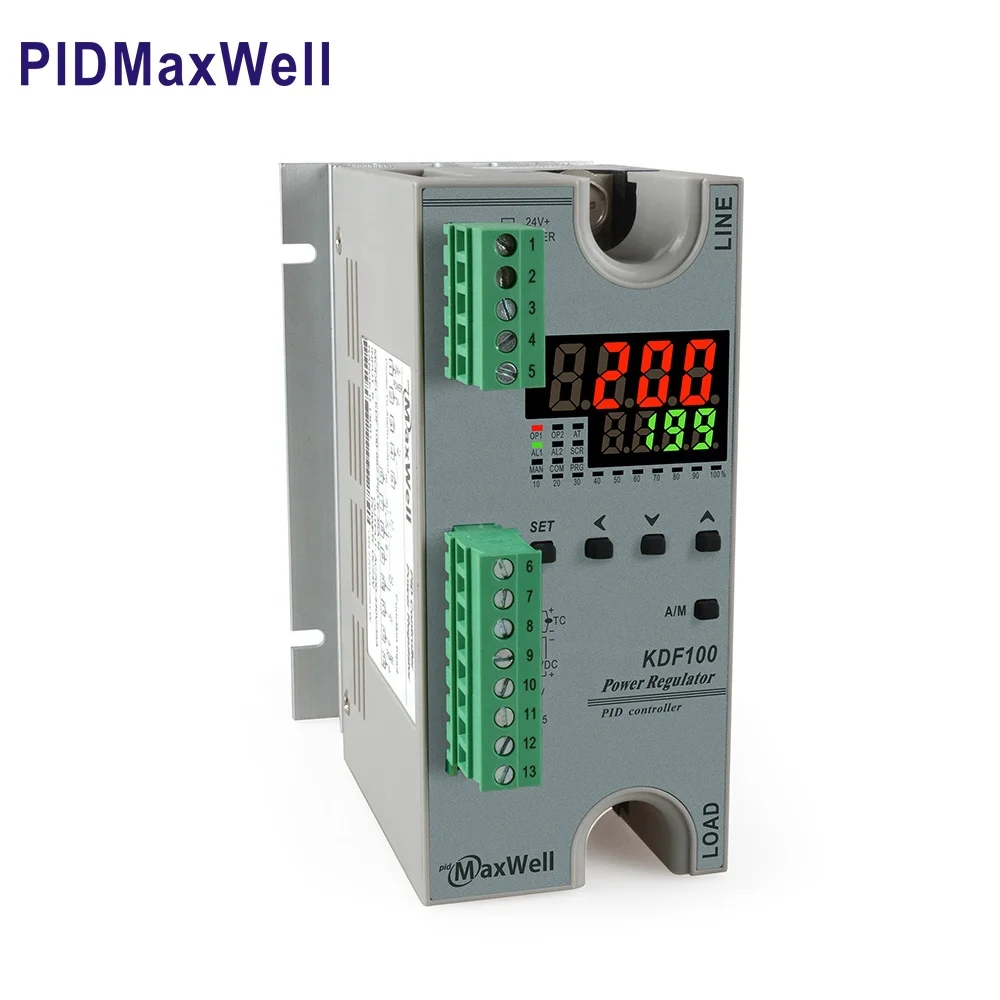 48A  RS485 power regulator and pid controller with scr voltage regulator in one with soft start