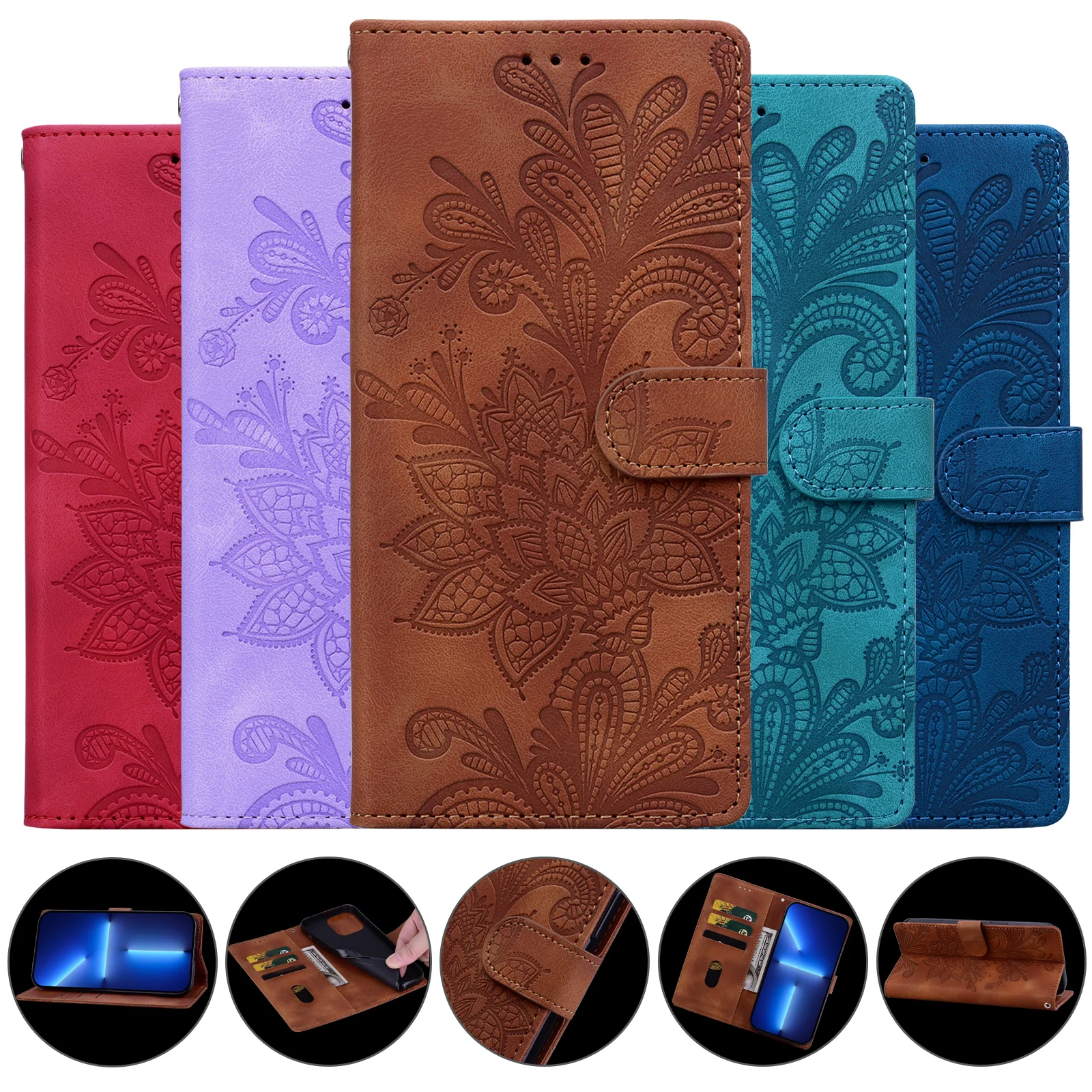 

Магнитный флип-кожаный чехол-кошелек для Samsung Galaxy A03S A04S A05S A12 A13 A14 A15 A16 A25 A26 A35 A36 A55 A56 4G/5G