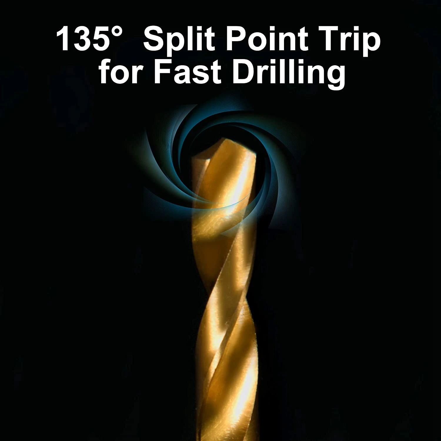 

Набор титановых сверл B50C для стали, дерева, пластика, меди, алюминия с футляром для хранения, 1/16 дюйма-3/8 дюйма, 99 шт.