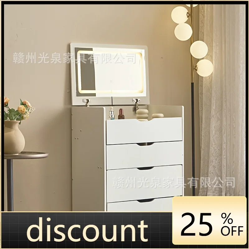 

LMM can be a new bedroom simple storage cabinet integrated makeup table bedside makeup table
