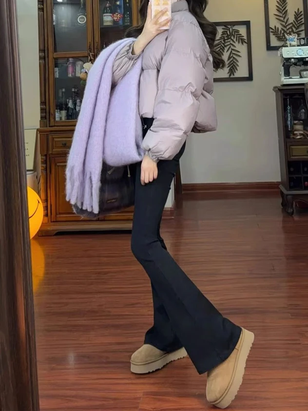 

High Waist Flared Jeans Women's Spring New Sle Long Cotton Stretch Denim Bootcut Pants Slimming Tall ort Students Ankle L...