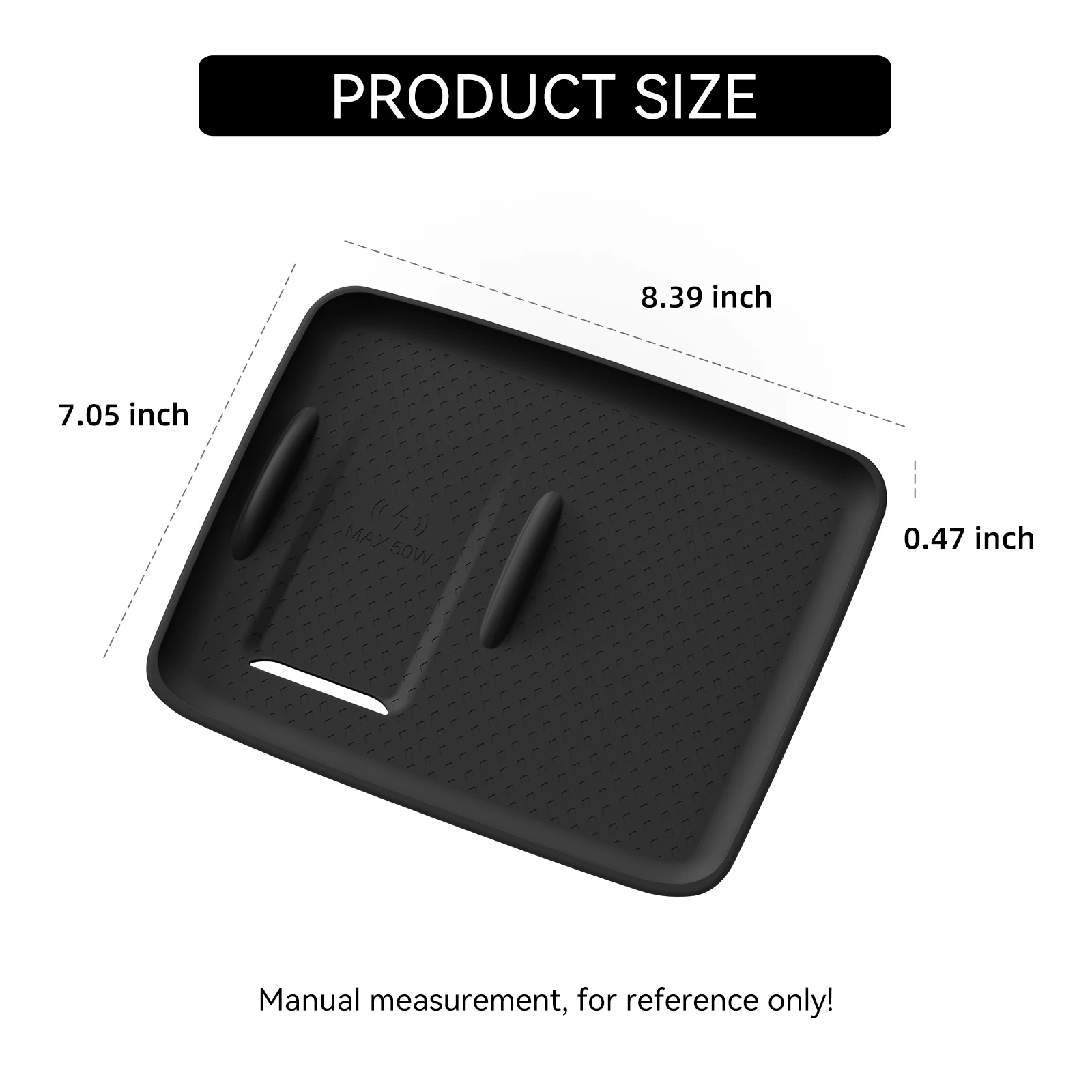 LUCKEASY for BYD Sealion 6 EV/DM-i 2025 2026 Wireless Charging Protective Mat Accessories Central Control Car Phone Non-slip Pad
