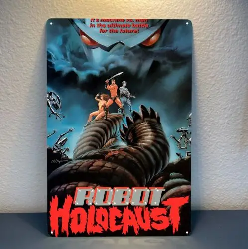 Robot Holocaust Movie Metal Poster - Collectable Tin Sign - 20x30cm