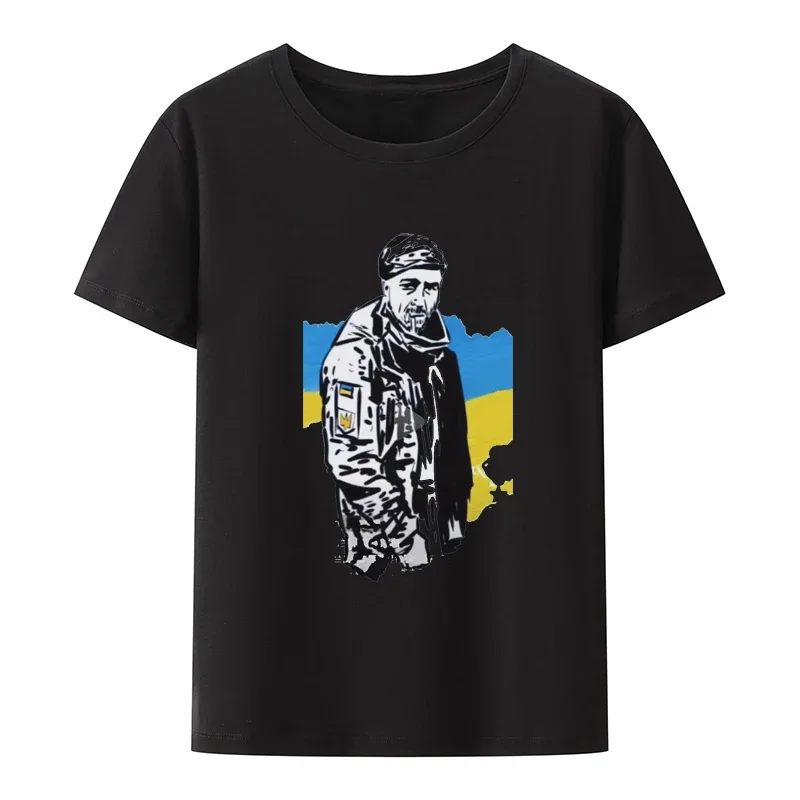 Honor Goes To Ukraine  T-shirt for Men Old Soldiers Never Die T Shirt Streetwear   Graphic T Shirts